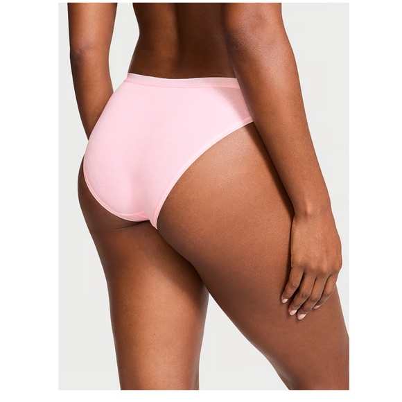 VICTORIA’S SECRET Pink Bikini Stretch Cotton Panties Smooth Size Small - Picture 2 of 7